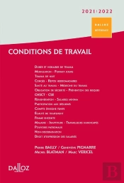 Conditions De Travail (Édition 2021/2022)