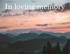 Condolence Book For Funeral Landscape (Hardcover)