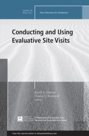Conducting And Using Evaluative Site Visits