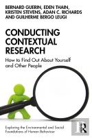 Conducting Contextual Research