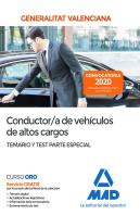 Conductor/A De Vehículos De Altos Cargos De La Administración De La Generalitat Valenciana. Parte Es