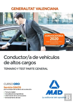 Bertrand.pt - Conductor/A De Vehículos De Altos Cargos De La Administración De La Generalitat Valenciana. Parte Ge