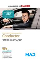 Conductor (Grupo Iii De Personal Laboral) De La Comunidad De Madrid. Temario General Y Test