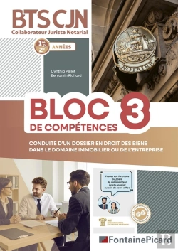 Bertrand.pt - Conduite D'Un Dossier En Droit Des Biens Dans Le Domaine Immobilier Ou De L'Entrerpise, Bloc 3, Bts Cjn