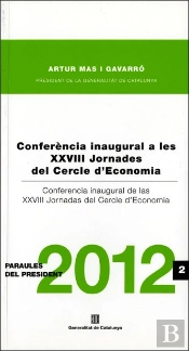 Conferència Inaugural A Les Xxviii Jornades Del Cercle D'Economia