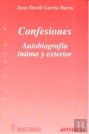 Confesiones, Autobiograf¡A ¡Ntima Y Exterior