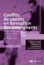 Conflits De Savoirs En Form. Enseignants Entre Savoirs Issus De La Recherche...