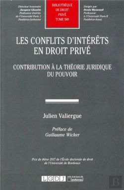 Bertrand.pt - Conflits D'Intérêts En Droit Privé ; Contribution À La Théorie Juridique Du Pouvoir