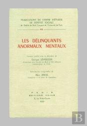 Congrès International De La Société Internationale De Défense Sociale Bellagio ; Les Délinquants Anormaux Mentaux