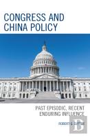 Congress And China Policy