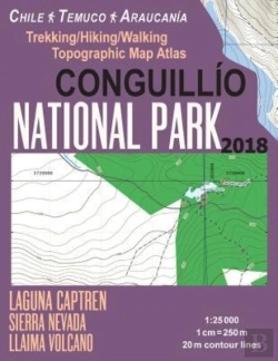Bertrand.pt - Conguillio National Park Trekking/Hiking/Walking Topographic Map Atlas Chile Temuco Araucania Laguna Captren Sierra Nevada Llaima Volcano 1
