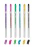Conjunto de 6 Mini Canetas Gel Glitter - Shine Like a Diamond