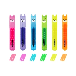 Bertrand.pt - Conjunto de 6 Mini Marcadores - Teddy's Mood 