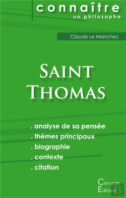 Bertrand.pt - Connaître Un Philosophe : Saint Thomas ; Analyse Complète De Sa Pensée