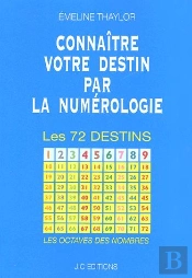 Connaître Votre Destin Par La Numérologie ; Les 72 Destins