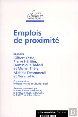 Bertrand.pt - Conseil D'Analyse Économique T.12 ; Les Emplois De Proximite