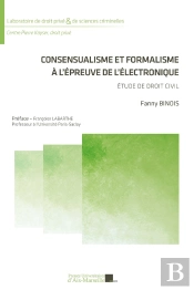 Consensualisme Et Formalisme À L'Épreuve De L'Électronique : Etude De Droit Civil