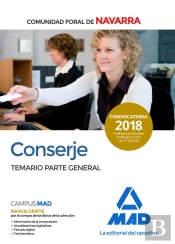 Conserje De La Comunidad Foral De Navarra. Temario Parte General