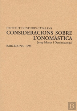 Bertrand.pt - Consideracions Sobre Lonomastica Discurs Llegit En La Sess