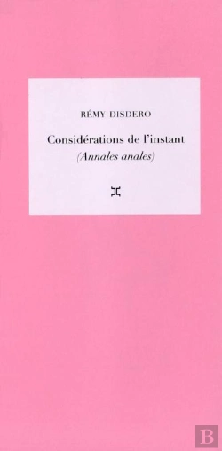 Bertrand.pt - Considérations De L'Instant (Annales Anales)
