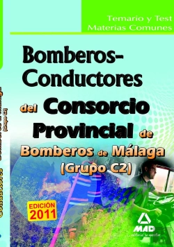 Bertrand.pt - Consorcio Provincial De Bomberos De Málaga. Temario Y Test Materias Comunes Bomberos-Conductores (Gr