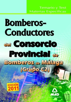Bertrand.pt - Consorcio Provincial De Bomberos De Málaga. Temario Y Test Materias Específicas Bomberos-Conductores