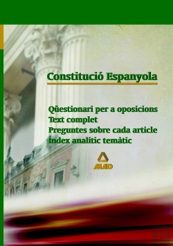 Bertrand.pt - Constitucio Espanyola. Questionari Per A Oposicions