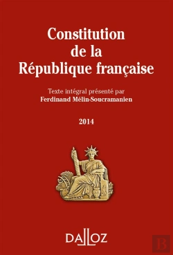 Bertrand.pt - Constitution De La République Francaise 2014 ; 12e Édition