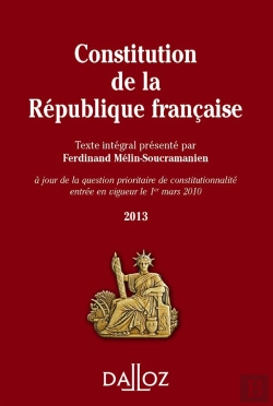 Bertrand.pt - Constitution De La République Française (Édition 2013)