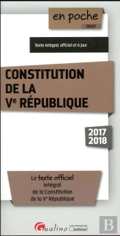 Constitution De La Ve Republique 9eme Edition
