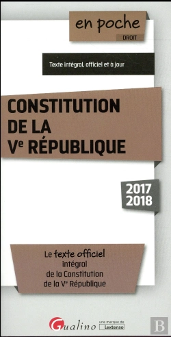 Bertrand.pt - Constitution De La Ve Republique 9eme Edition