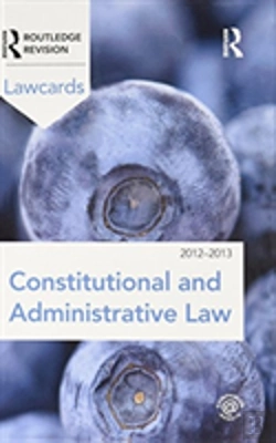Bertrand.pt - Constitutional And Administrative Lawcards 2012-2013