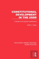Constitutional Development In The Ussr