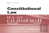 Constitutional Law In A Nutshell