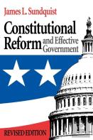 Constitutional Reform And Effective Government