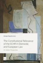 Constitutional Relevance Of The Echr In Domestic And European Law