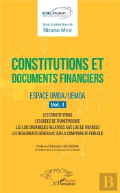 Constitutions Et Documents Financiers T.1 ; Espace Umoa/Uemoa