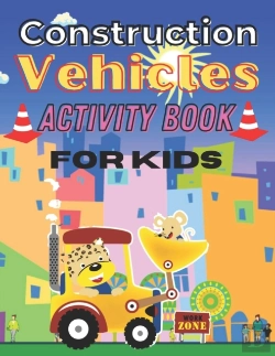 Bertrand.pt - Construction Vehicles  Activity Book For Kids