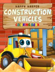 Construction Vehicles Coloring Book