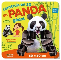 Bertrand.pt - Construis En 3d ; Un Panda Géant