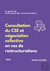 Consultation Du Cse Et Négociation Collective En Cas De Restructurations : Le Guide Du Droit Social Des Restructurations (Édition 2024)