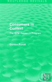Consumers In Context