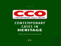 Contemporary Cases In Heritage Tourism