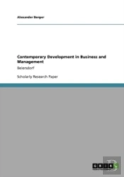 Contemporary Development In Business And Management