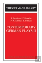 Contemporary German Plays