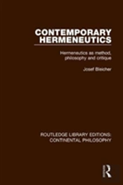 Contemporary Hermeneutics