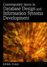 Contemporary Issues In Database Design And Information Systems Development