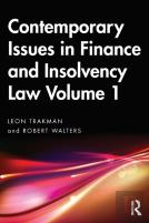 Contemporary Issues In Finance And Insolvency Law Volume 1
