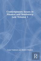 Contemporary Issues In Finance And Insolvency Law Volume 1