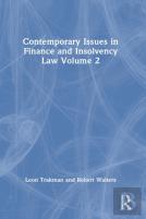 Contemporary Issues In Finance And Insolvency Law Volume 2